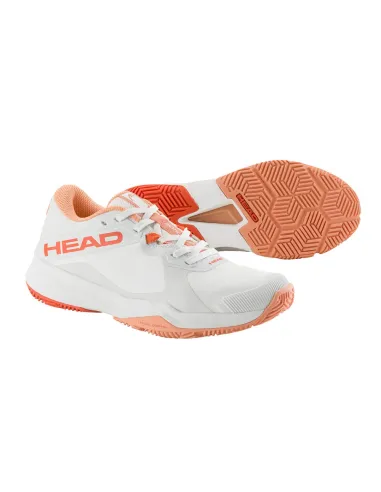 Head Motion Team Padel 274695 Blanco/Coral Mujer |HEAD |Zapatillas de pádel