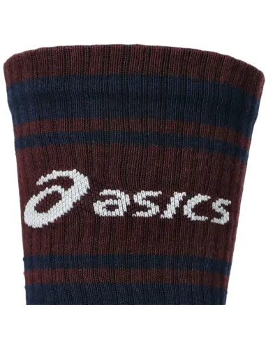 Pack 3 Socks Asics Logo Crew Sock White/Navy Blue |ASICS |Padel clothing