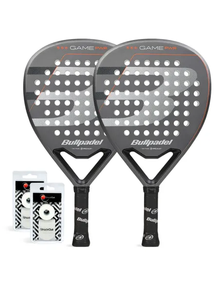 PACK DUO BULLPADEL GAME POWER GREY |BULLPADEL |Padel packs