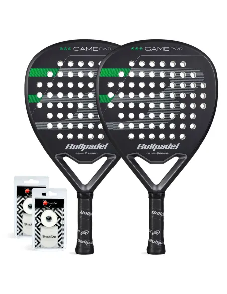 PACK DUO BULLPADEL GAME POWER BLACK |BULLPADEL |Packs de padel