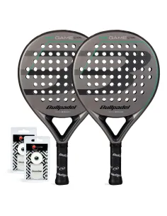 Pack Dúo Bullpadel Game Control Gris |BULLPADEL |Packs pádel