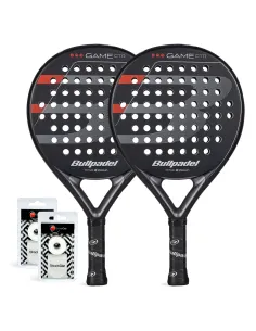 Duo Pack Bullpadel Game Control Black |BULLPADEL |Padel packs