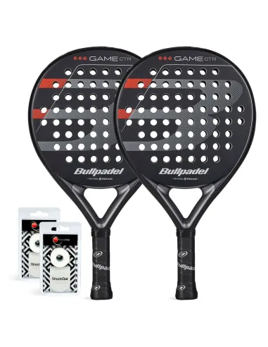 Pack Duo Bullpadel Game Controllo Black |BULLPADEL |Pacchetti da padel