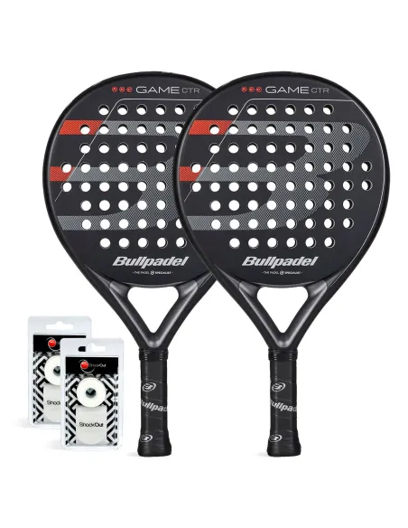 Duo Pack Bullpadel Game Control Black |BULLPADEL |Padel packs