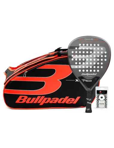 Pack Bullpadel Game Power Grey Saco X-Series Orange |BULLPADEL |Padel packs