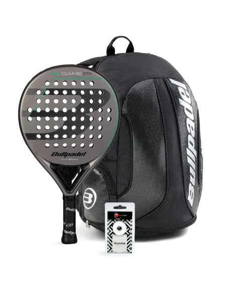 Pack Bullpadel Game Control Grey Mochila Avant |BULLPADEL |Packs pádel