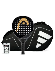 Pack Head Edge II Black + Paletero Adidas Carbon CTR White |HEAD |Padel packs