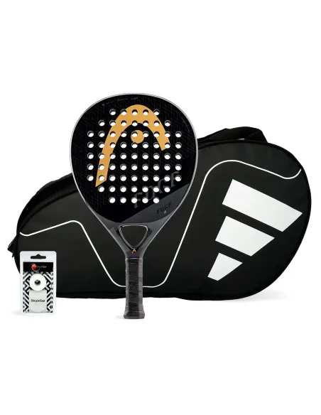 Pack Head Edge II Black + Paletero Adidas Carbon CTR White |HEAD |Padel packs Pack Head Edge II Black + Paletero Adidas Carbon CTR White |HEAD |Padel packs