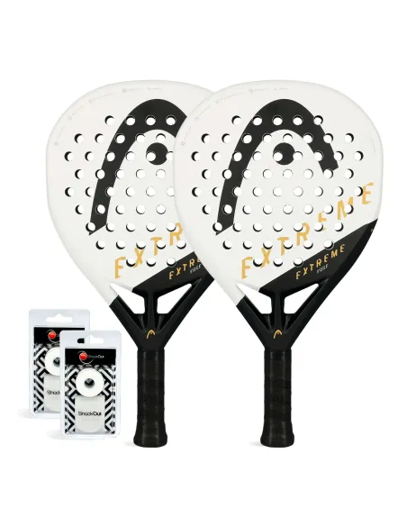 Duo Pack Head Edge Extreme White |HEAD |Padel packs