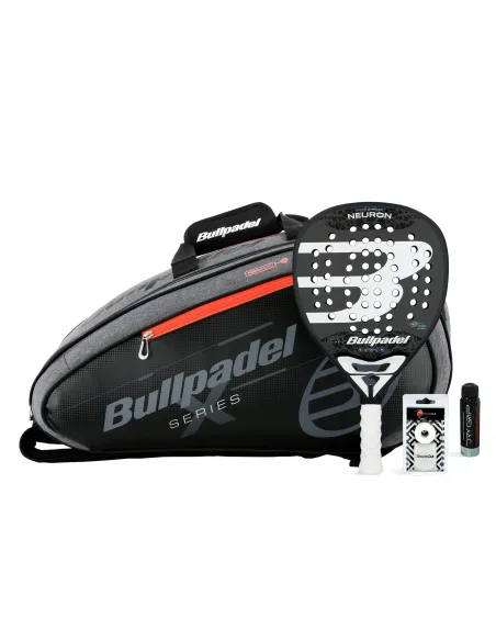 Pack Neuron Saco Avant Cinza |BULLPADEL |Padel packs