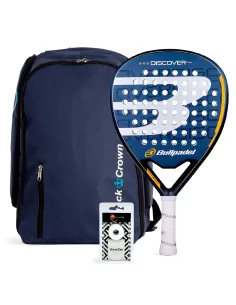 Pack Bullpadel Discover Pwr Mochila Black Crown Navy