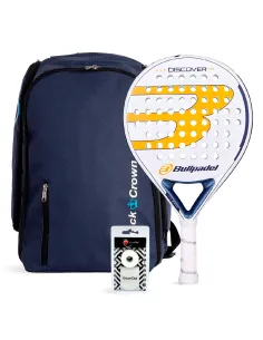 Mochila Bullpadel Discover Ctrl Preta Coroa Azul Marinho |BULLPADEL |Padel packs