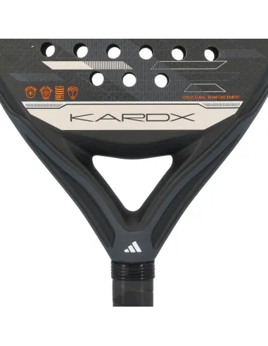 PALA ADIDAS KARDEX ATTL GLASS FIBER +GRITT BLACK |ADIDAS |Raquettes de padel