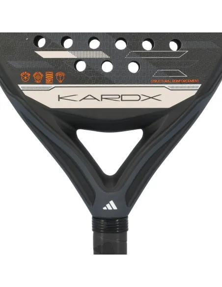 Adidas Kardex Attl Glass Fiber + Gritt Black |ADIDAS |Raquetes de padel Adidas Kardex Attl Glass Fiber + Gritt Black |ADIDAS |Raquetes de padel