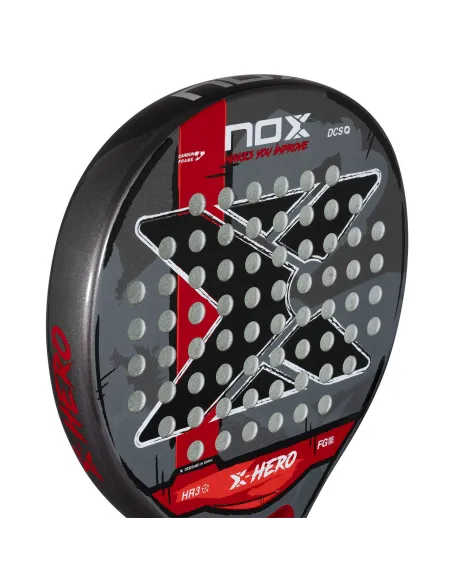Nox X-Hero Rouge |NOX |Raquettes de padel