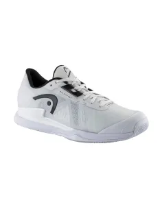 Head Sprint Pro 3.5 Clay Branco Cinza 273193 Whbk |HEAD |Sapatilhas de padel