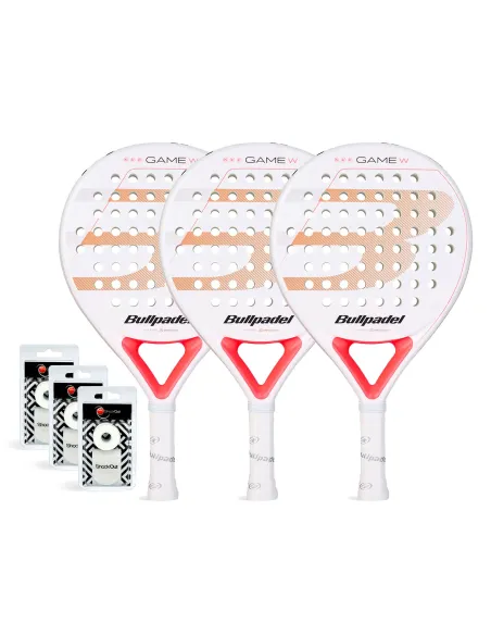 Tripack Bullpadel Game Woman |BULLPADEL |Padel packs