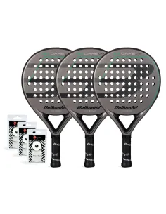 Tripack Bullpadel Game Control Gris |BULLPADEL |Packs de padel