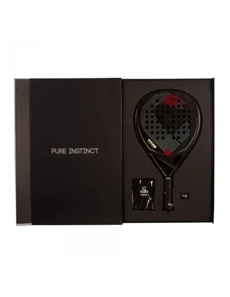 Vibor-A Titan 15K Black Twill |VIBOR-A |Raquettes de padel