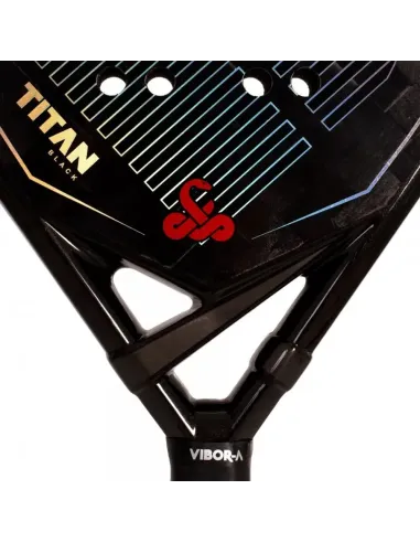 Vibor-A Titan 15K Black Twill |VIBOR-A |Raquettes de padel