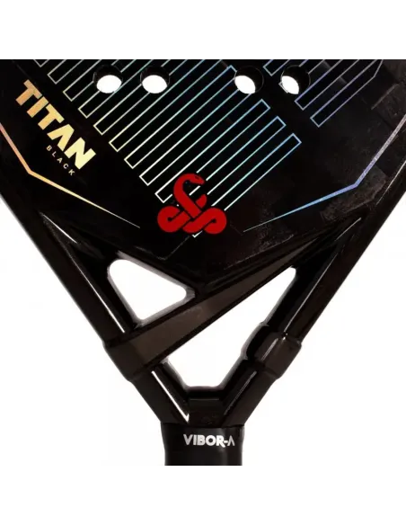 Vibor-A Titan 15K Black Twill |VIBOR-A |Raquettes de padel