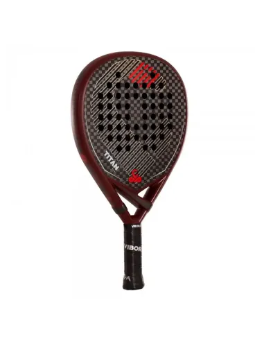 Vibor-A Titan 12K Vermelho |VIBOR-A |Raquetes de padel