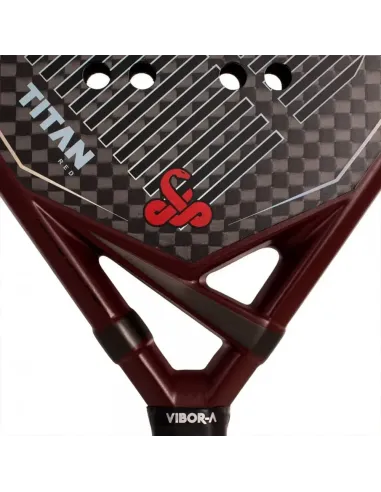 Vibor-A Titan 12K Vermelho |VIBOR-A |Raquetes de padel