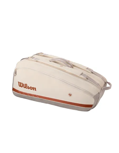Raquetero Para 9 Raquetas Wilson Roland Garros 2025 Súper Tour Wr8042901001 |WILSON |Accessoires de pagaie
