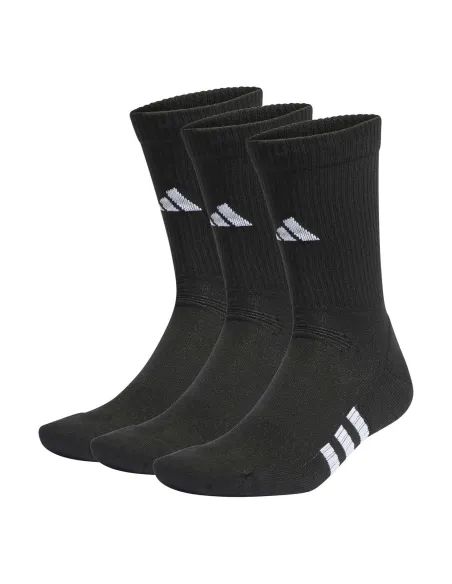 Pack 3 Calcetines Adidas Performance Cush Crew Negro |ADIDAS |Ropa de pádel Pack 3 Calcetines Adidas Performance Cush Crew Negro |ADIDAS |Ropa de pádel