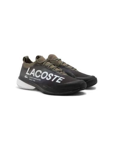Lacoste Ag-Lt Lite Noir/Kaki 50Sma0011 |LACOSTE |Chaussures de padel