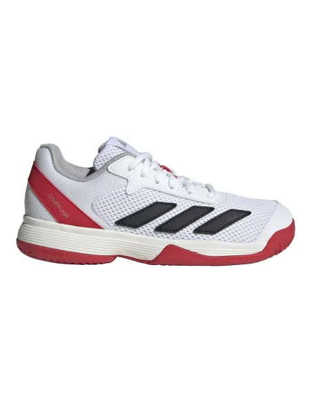 Adidas Courtflash K Ji2448 Junior Blanco |ADIDAS |Zapatillas de pádel