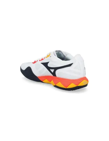 Mizuno Wave Enforce Tour 2 Ac 61Ga2500 Bianco/Corallo/Citrico |MIZUNO |Scarpe da padel