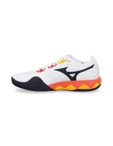 Mizuno Wave Enforce Tour 2 Ac 61Ga2500 White/Coral/Citrus |MIZUNO |Padel shoes