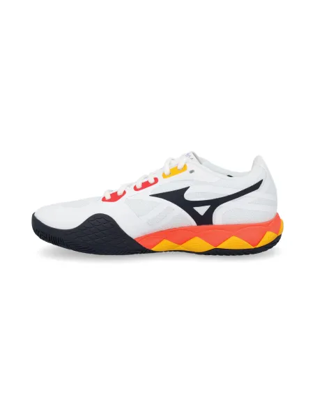 Mizuno Wave Enforce Tour 2 Ac 61Ga2500 White/Coral/Citrus |MIZUNO |Padel shoes