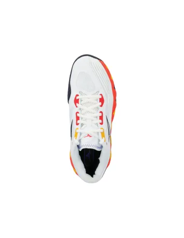 Mizuno Wave Enforce Tour 2 Ac 61Ga2500 Blanc/Corail/Citron |MIZUNO |Chaussures de padel