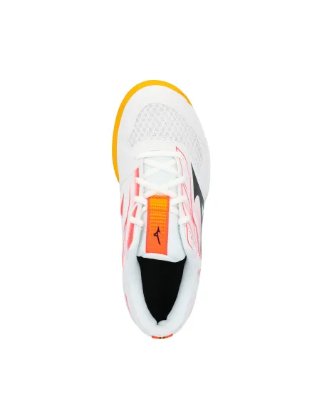 Mizuno Break Shot 5 Cc 61Gc2555 Junior White/Coral/Citrus |MIZUNO |Padel shoes