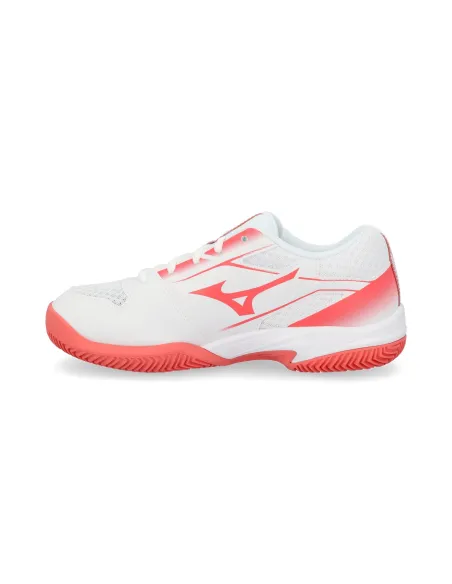 Mizuno Break Shot 5 Cc 61Gc2555 Junior Blanco/Coral |MIZUNO |Sapatilhas de padel