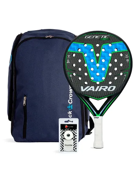 Pack Vairo Genetic Power Sac Black Crown Navy |VAIRO |Packs de padel
