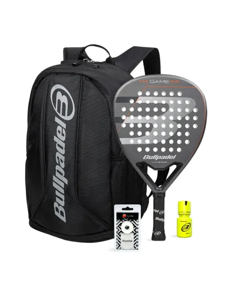 Pack Bullpadel Game Pwr Cinza Mochila | Time2Padel