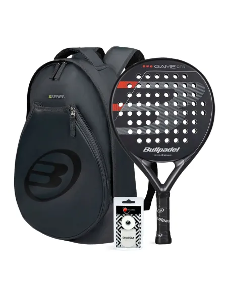 Pack Bullpadel Game Ctr Mochila Tour Negro | Time2Padel