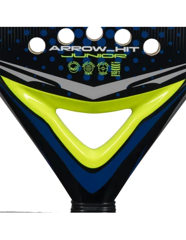 Adidas Arrow Hit White/Blue Junior |ADIDAS |Raquettes de padel