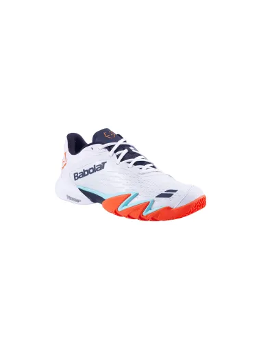 Babolat Premura 3 Juan Lebron Bianco/Arancione 3A0S26C908 |BABOLAT |Scarpe da padel