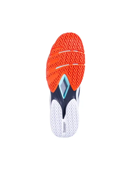 Babolat Premura 3 Juan Lebron Blanc/Orange 3A0S26C908 |BABOLAT |Chaussures de padel