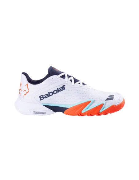 Babolat Premura 3 Juan Lebron Bianco/Arancione 3A0S26C908 |BABOLAT |Scarpe da padel