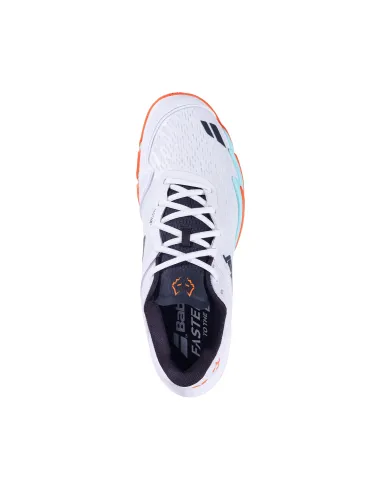 Babolat Premura 3 Juan Lebron Blanc/Orange 3A0S26C908 |BABOLAT |Chaussures de padel