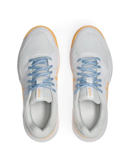 Asics Gel 8 Padel Bianco Arancio Donna 1042A241 |ASICS |Scarpe da padel