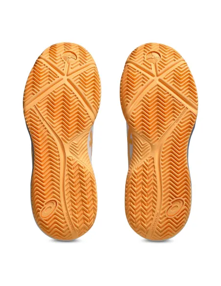 Asics Gel 8 Padel Bianco Arancio Donna 1042A241 |ASICS |Scarpe da padel