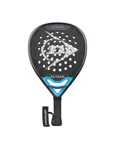 Pala De Padel Dunlop Fx Team Gun Metal/Cyan/Metallic | Time2Padel 