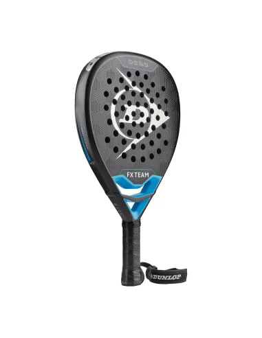 Pala De Padel Dunlop Fx Team Gun Metal/Cyan/Metallic | Time2Padel 
