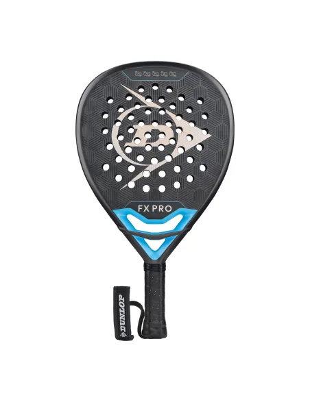 Dunlop Fx Pro Gun Metal/Cyan/Metallic Silver | Time2Padel